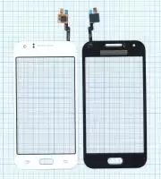 Сенсорное стекло (тачскрин) для Samsung Galaxy J1 Ace J110H (4.3"), белый