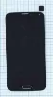 Дисплей для Samsung Galaxy S5 SM-G900H черный с кнопкой home