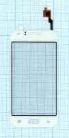 Сенсорное стекло (тачскрин) для Samsung Galaxy J1 (J100F) (4.3"), белый