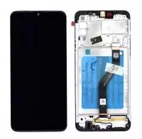 Дисплей для Samsung Galaxy A20S SM-A207F черный с рамкой