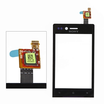 Сенсорное стекло (тачскрин) для Sony Xperia Miro (ST23i, ST23a)