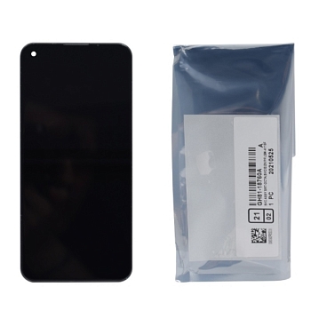 Дисплей Samsung A115F (A11) в рамке (черный) cервисный ориг 100%