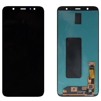 Дисплей Samsung A605FN, DS (A6+ 2018)+тачскрин (черный) ориг