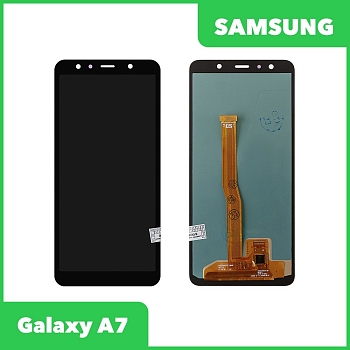 LCD дисплей для Samsung Galaxy A7 SM-A750 в сборе с тачскрином (OLED), черный