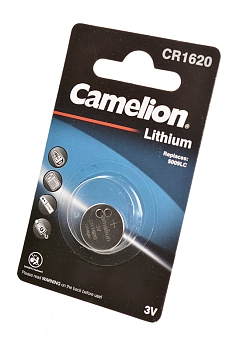 Батарейка (элемент питания) Camelion CR1620-BP1 CR1620 BL1, 1 штука