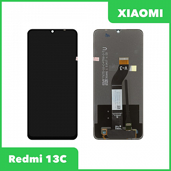 LCD дисплей для Xiaomi Redmi 13C с тачскрином (черный) 100% оригинал