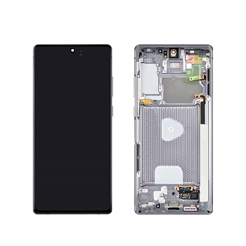 Дисплей для Samsung Galaxy Note 20 (N980F) в рамке + тачскрин, черный 100%