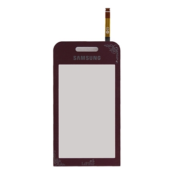 Сенсорное стекло (тачскрин) для Samsung Star GT-S5230 (бордовый)