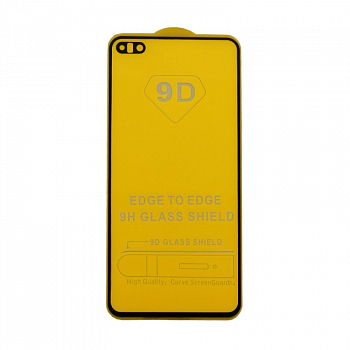 Защитное стекло для Huawei P40 Edge To Edge 9H Glass Shield 9D 0, 3 мм (желтая подложка)