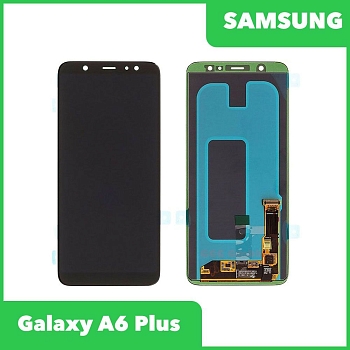 LCD дисплей для Samsung Galaxy A6 Plus SM-A605 в сборе с тачскрином (OLED), черный