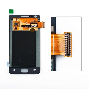 LCD дисплей для Samsung Galaxy S II GT-I9100, I9100G с тачскрином (белый)