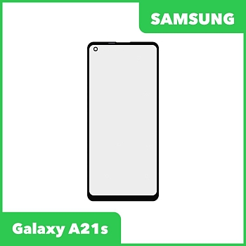 Стекло для переклейки дисплея Samsung Galaxy A21s (A217F), черный