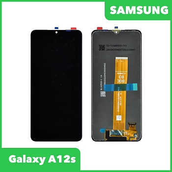 Дисплей для Samsung Galaxy A12s SM-A127 в сборе без рамки (черный) 100% оригинал
