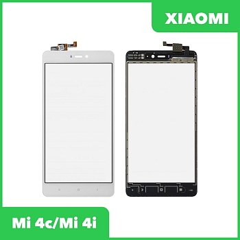Сенсорное стекло (тачскрин) для Xiaomi Mi 4C, Mi 4i, белый