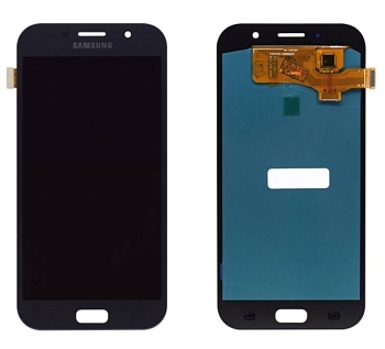 Дисплей Samsung A720F (A7 2017)+тачскрин (черный) ориг