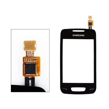 Сенсорное стекло (тачскрин) для Samsung Wave Y GT-S5380, S5380D 1-я категория