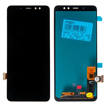 Модуль для Samsung Galaxy A8 Plus (A730F), черный, OLED