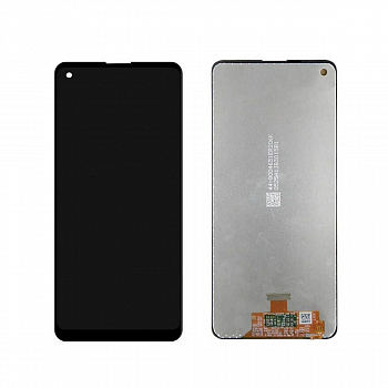 Дисплей Samsung A217F, DS (A21s)+тачскрин (черный) ориг