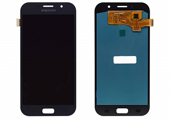 Дисплей Samsung A720F (A7 2017)+тачскрин (черный) OLED