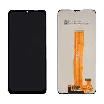 Дисплей для Samsung M127F Galaxy M12 + тачскрин (черный) (100% LCD)