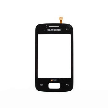 Сенсорное стекло (тачскрин) для Samsung Galaxy Y Duos (S6102), черный