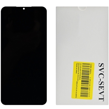 Дисплей Samsung A235F (A23)+тачскрин (черный) сервисный ориг 100%