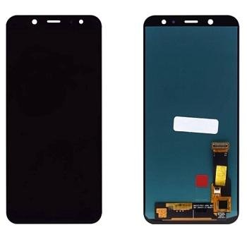 Дисплей Samsung A600F (A6 2018)+тачскрин (черный) OLED
