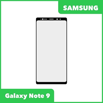 Стекло для переклейки дисплея Samsung Galaxy Note 9 (N960F), черный