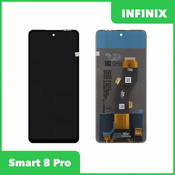 LCD дисплей для Infinix Smart 8 Pro с тачскрином (черный)