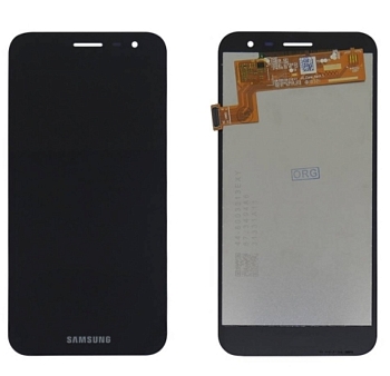 Дисплей Samsung J260F (J2 Core 2018)+тачскрин (черный) сервисный ориг 100%