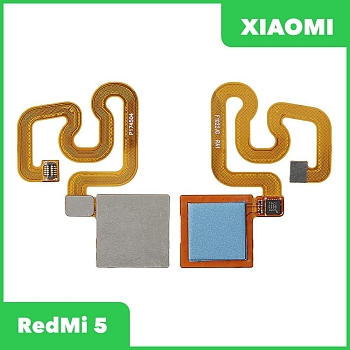 Сканер отпечатка пальца для телефона Xiaomi Redmi 5, голубой