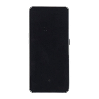Дисплей Samsung A805F/DS (A80) ориг LCD в рамке (черный) Super AMOLED