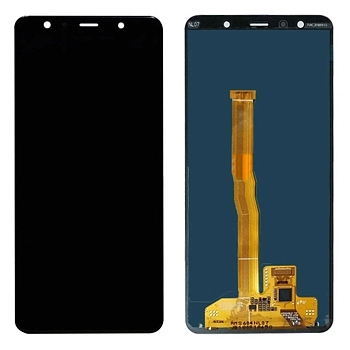 Модуль для Samsung Galaxy A7 2018 (A750F), черный (OLED)