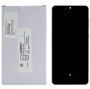 Дисплей Samsung A336B 5G (A33) в рамке (белый) сервисный ориг 100% Super AMOLED