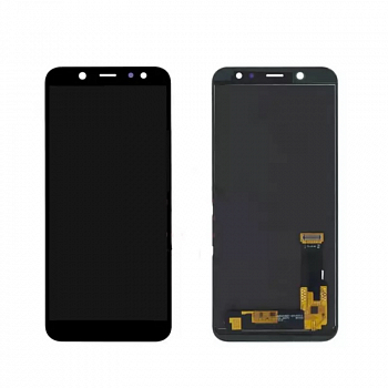 Дисплей Samsung A600F (A6 2018)+тачскрин (черный) сервисный ориг 100%