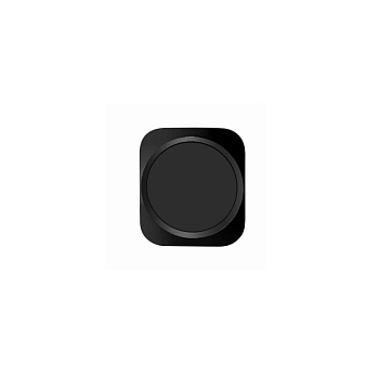 Кнопка HOME для телефона iPhone 5 (copy 5S) черная верх.часть