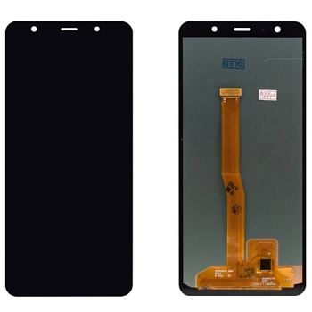 Дисплей Samsung A750F (A7 2018)+тачскрин (черный) OLED