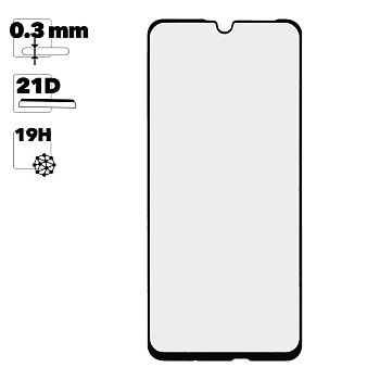 Защитное стекло для Huawei Honor 10 Lite Full Curved Glass 21D 0, 3 мм (оранжевая подложка)