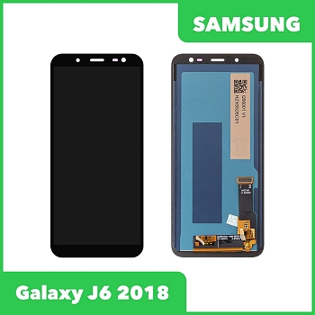 LCD дисплей для Samsung Galaxy J6 2018 SM-J600 в сборе, TFT с регулировкой яркости (черный)