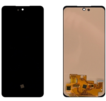 Дисплей Samsung A525F, A526B, A528B (A52, A52 5G, A52s)+тачскрин (черный) OLED