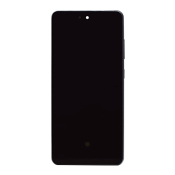 Дисплей Samsung A525F, A526B, A528B (A52, A52 5G, A52s) в рамке (черный) + АКБ ориг 100%