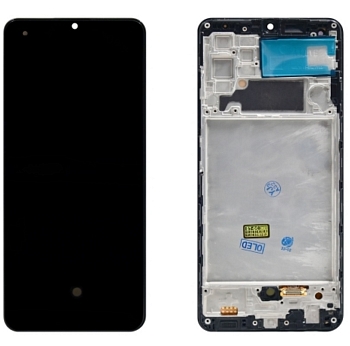 Дисплей Samsung A325F (A32) в рамке (черный) OLED