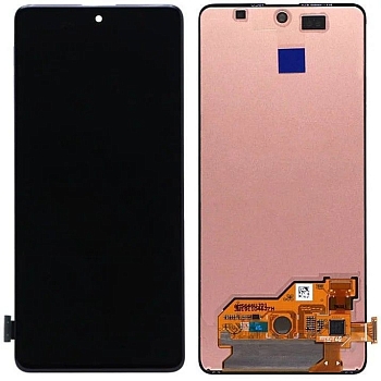 Дисплей для Samsung A515F, A516F Galaxy A51, A51 5G 6,2" в рамке + тачскрин (черный) (OLED)
