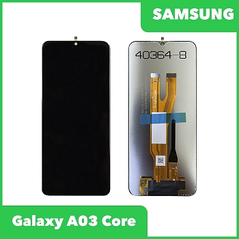 Дисплей для Samsung Galaxy A03 Core SM-A032 без рамки (черный) 100% оригинал