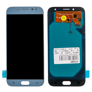 Модуль для Samsung Galaxy J7 2017 (J730F), голубой OLED