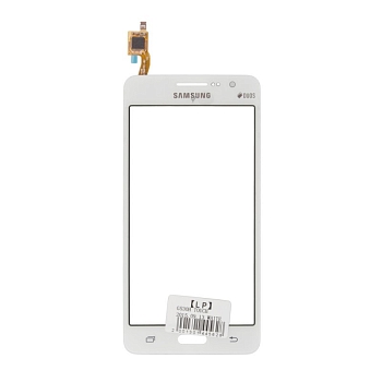 Сенсорное стекло (тачскрин) для Samsung Galaxy Grand Prime (G530H), Grand Prime VE Duos (G531H), белый
