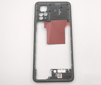 Средняя часть корпуса для телефона Xiaomi Redmi Note 12 Pro 4G (серый)