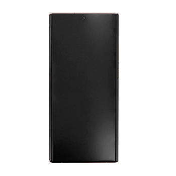 Дисплей Samsung N985F, N986F (Note 20 Ultra) в рамке (черный) сервисный ориг 100% Dynamic AMOLED 2X